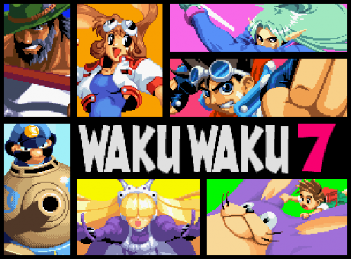 Os personagens jogáveis de Waku Waku 7