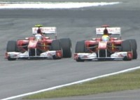 2010 - Felipe Massa cede a vitória a Fernando Alonso