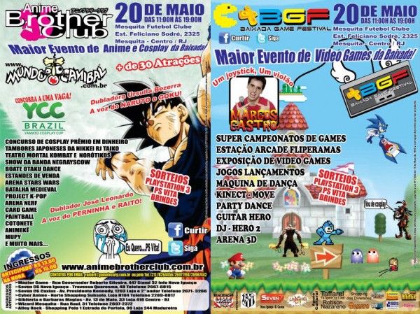 Anime Brother Club e Baixada Game Festival